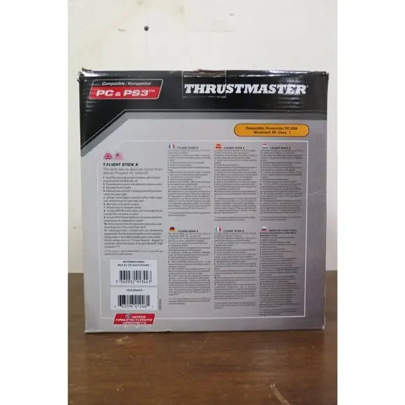 Thrustmaster Joystick T.Flight Stick X Flight Simulators PC & PS3 W/ 2 PS3 Games - Picture 16 of 16